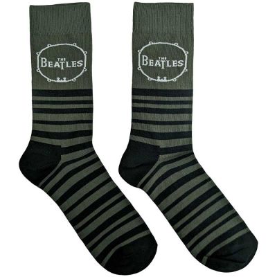 THE BEATLES DRUM STRIPED SOCKS