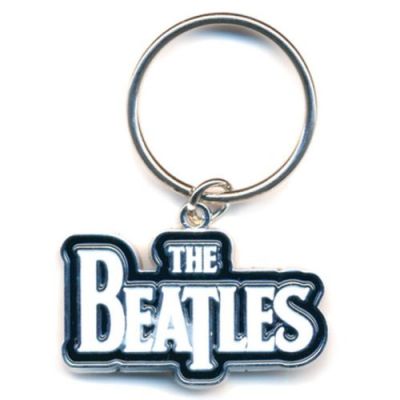 BEATLES ENAMEL LOGO KEYRING