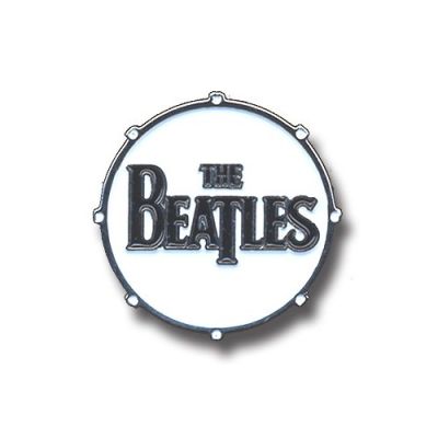 BEATLES DRUM LOGO PIN BADGE