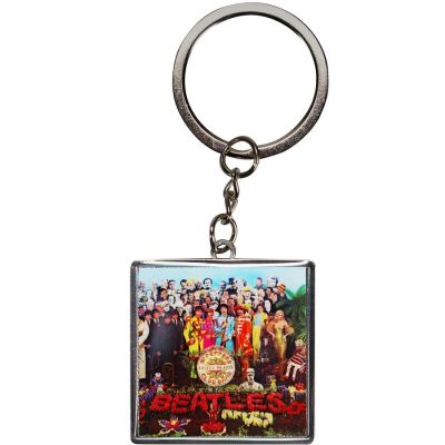 SGT PEPPER METAL KEYRING