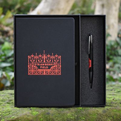 STRAWBERRY FIELD ELEGANCE PEN & PAD GIFT SET