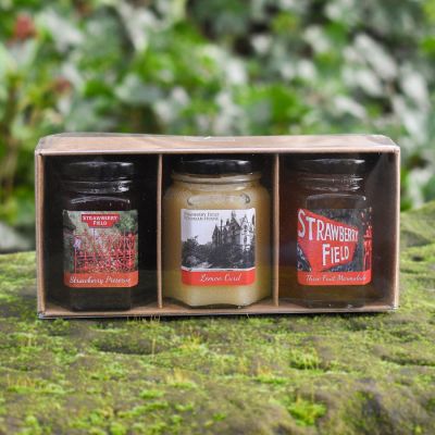 STRAWBERRY FIELD LUXURY 3 JAR GIFT SET