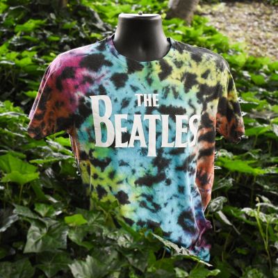 BEATLES LOGO DIP-DYE T-SHIRT