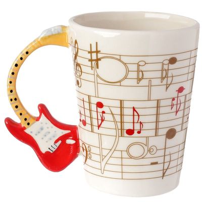 GUITAR HANDLE CERAMIC MUG