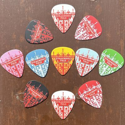 STRAWBERRY FIELD PLECTRUM PICK