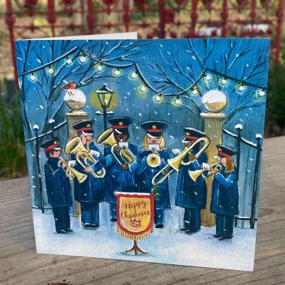 SA BAND XMAS CARDS 10PK