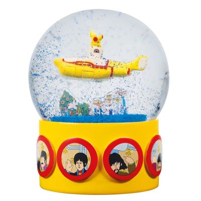 YELLOW SUB SNOW GLOBE