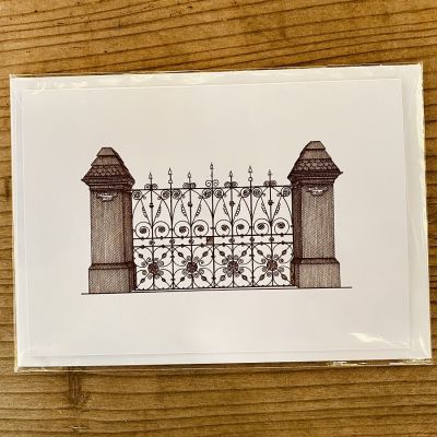 SF GATES SKETCH GREETING CARD