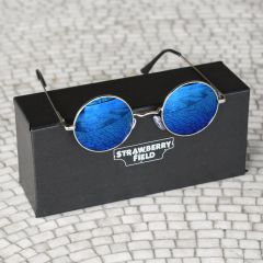 JOHN LENNON POLARISED SUNGLASSES IN STRAWBERRY FIELD CASE