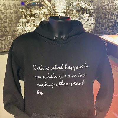 JL QUOTE HOODIE LIFE IS WHAT…